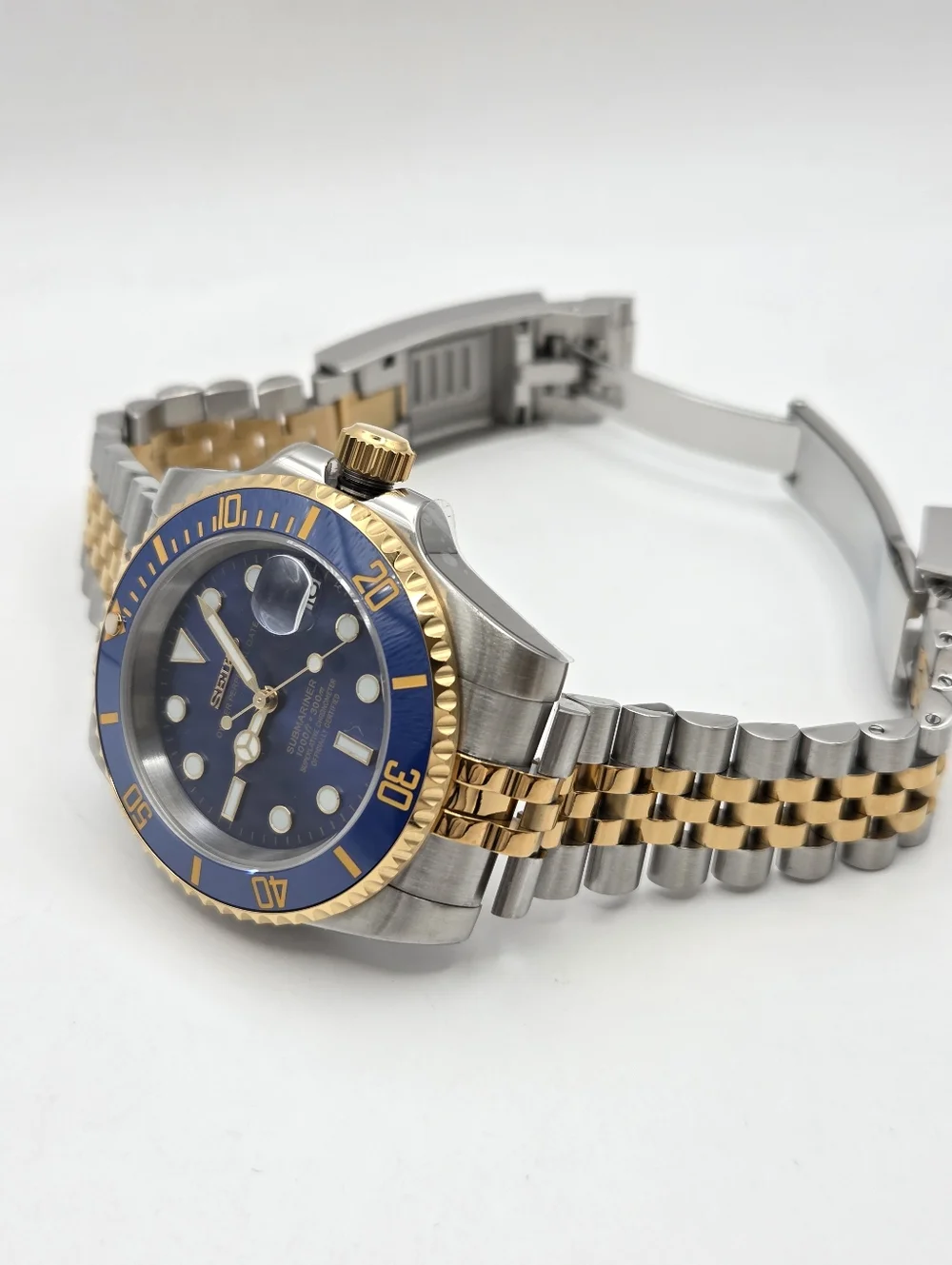 New 40mm Custom SeikoMod Automatic Dive Watch Bluesy